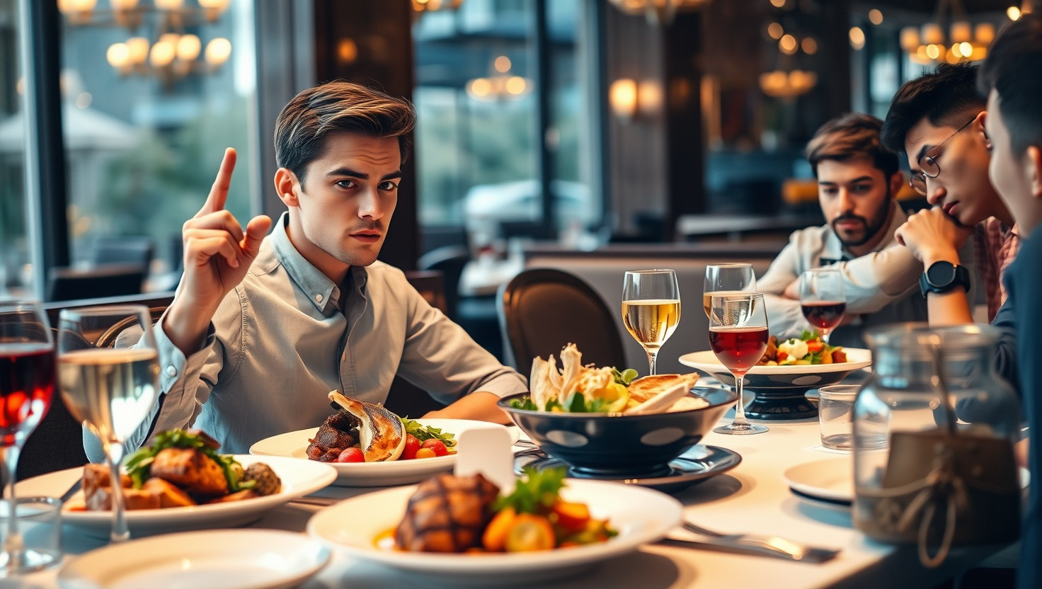 Etiquette Dilemma: Split Bill Drama at Dinner - Am I Wrong for Refusing to Tip?