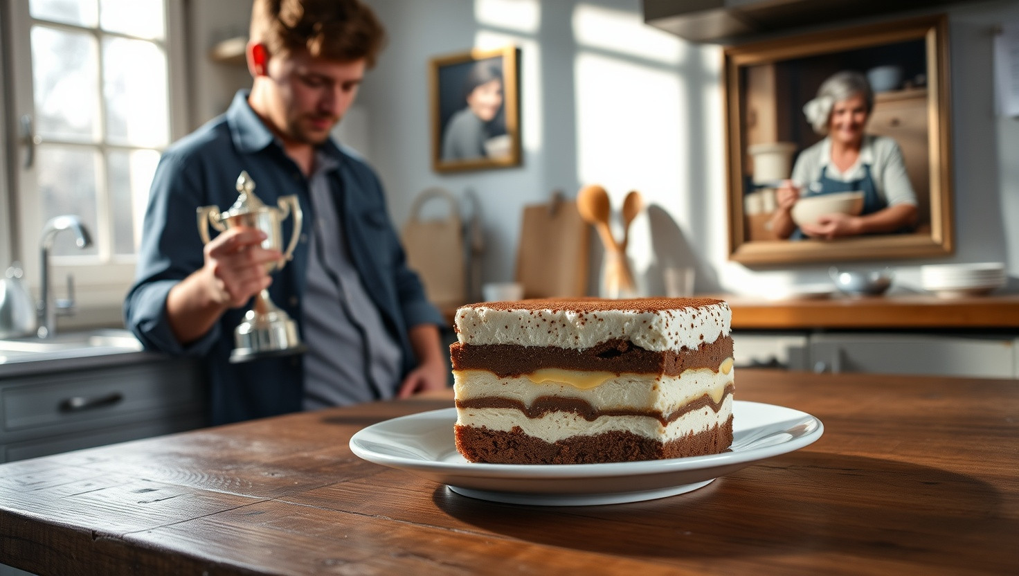 Family Drama Unfolds After Revealing Moms Secret Tiramisu Recipe in Cooking Competition
