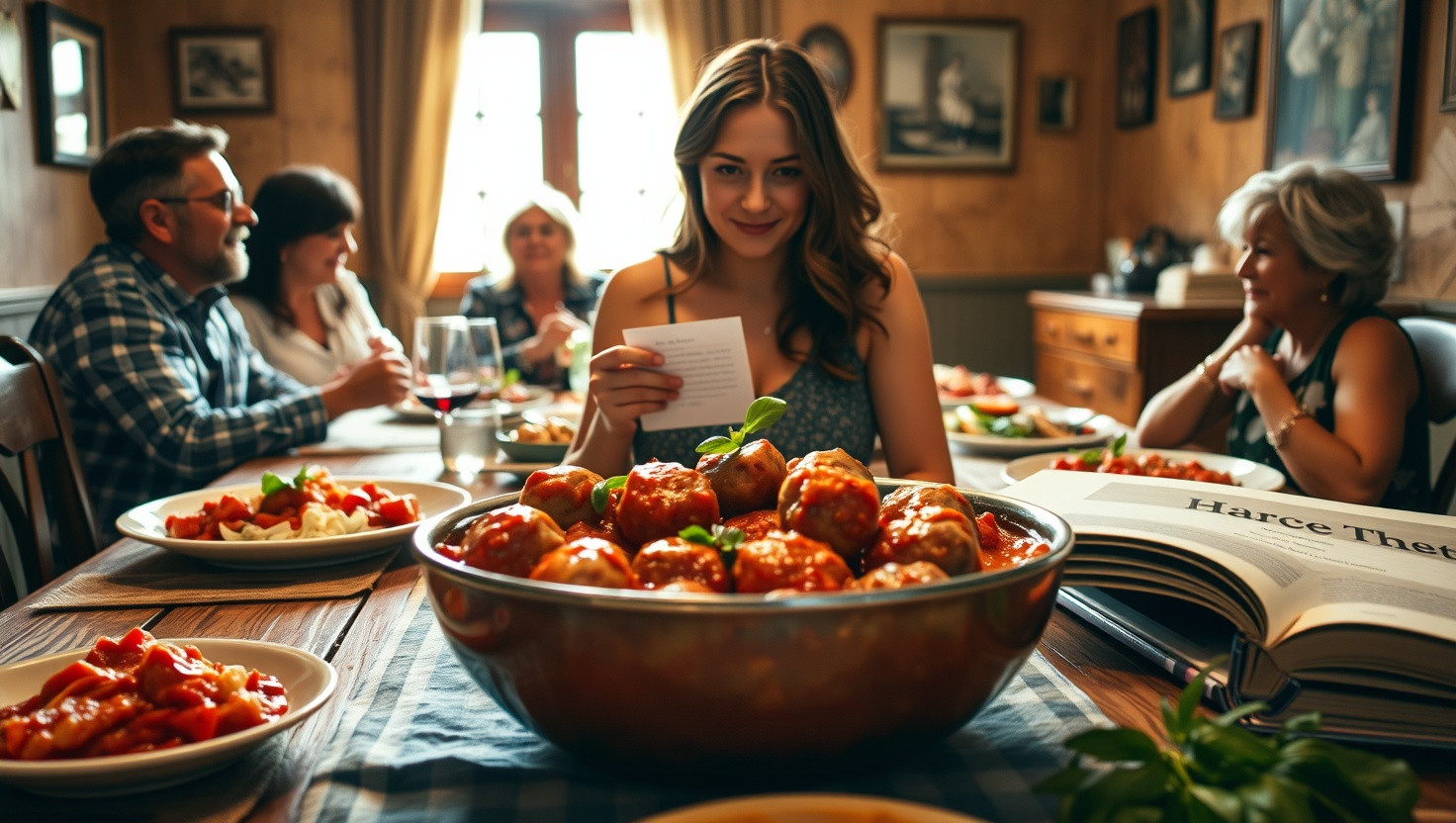 Should I Share Our Secret Meatball Recipe at Family Dinner?