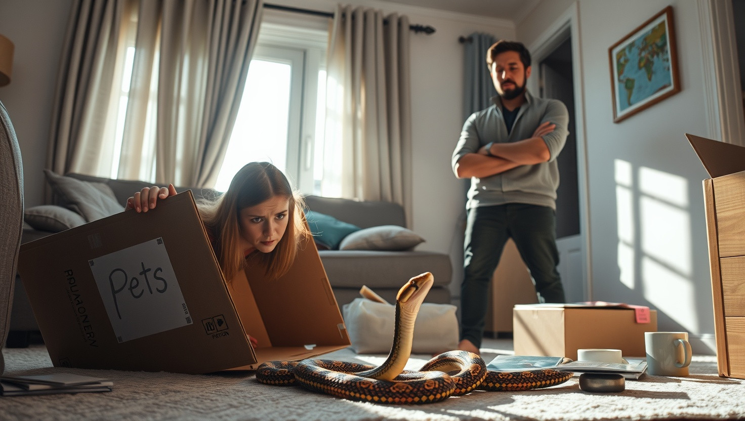 AITA for Accidentally Releasing Partners Pet Snake During Move?