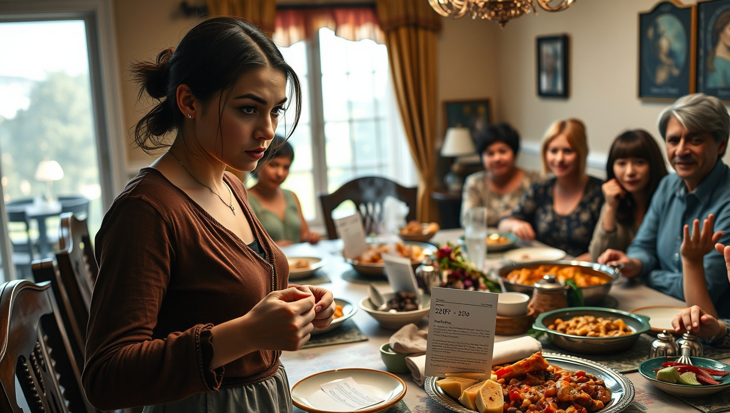 Family Feud: Refusing to Share Moms Beloved Recipes at Annual Dinner