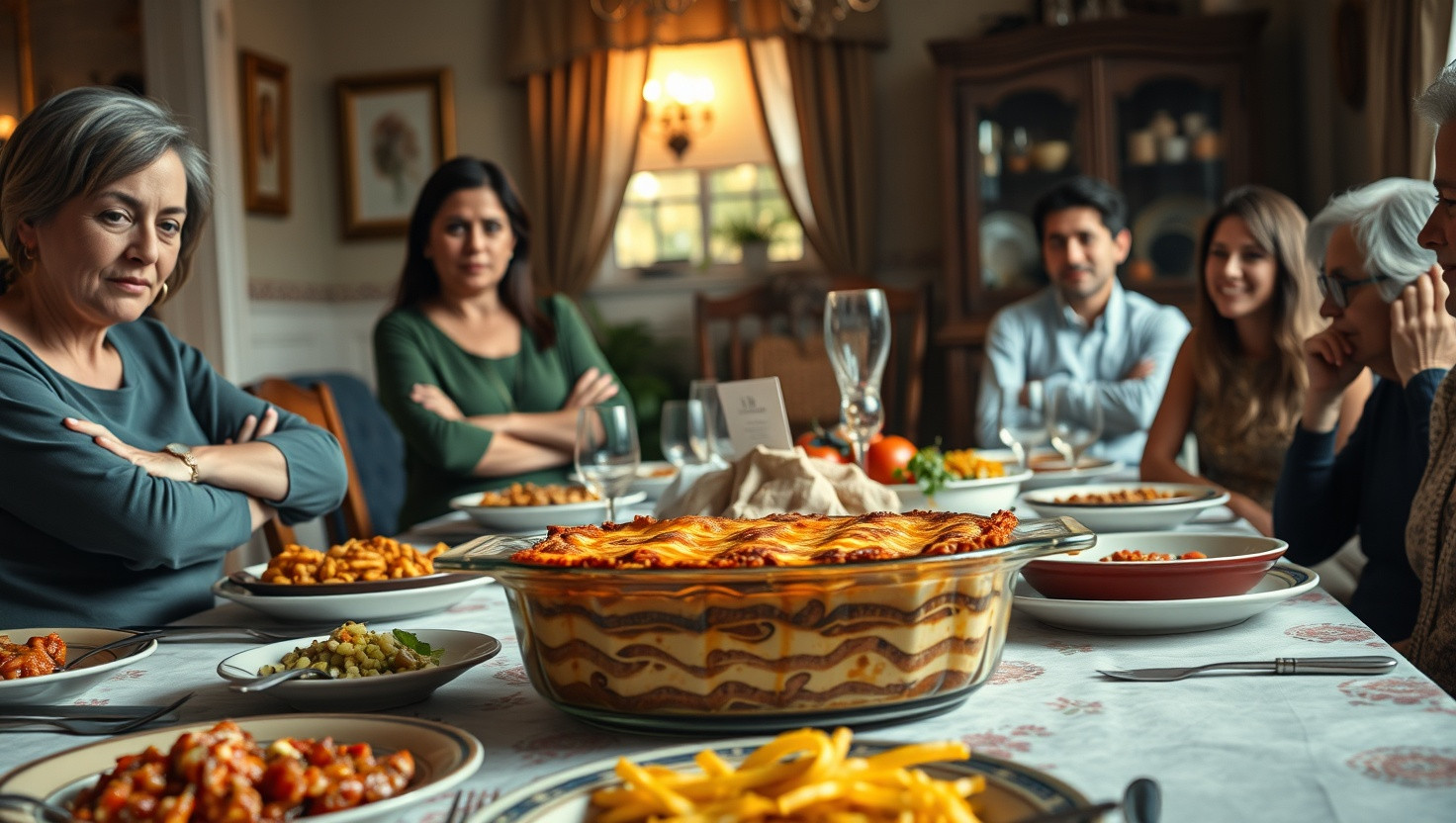 Sister Banned from Family Dinner for Stealing Famous Lasagna Recipe