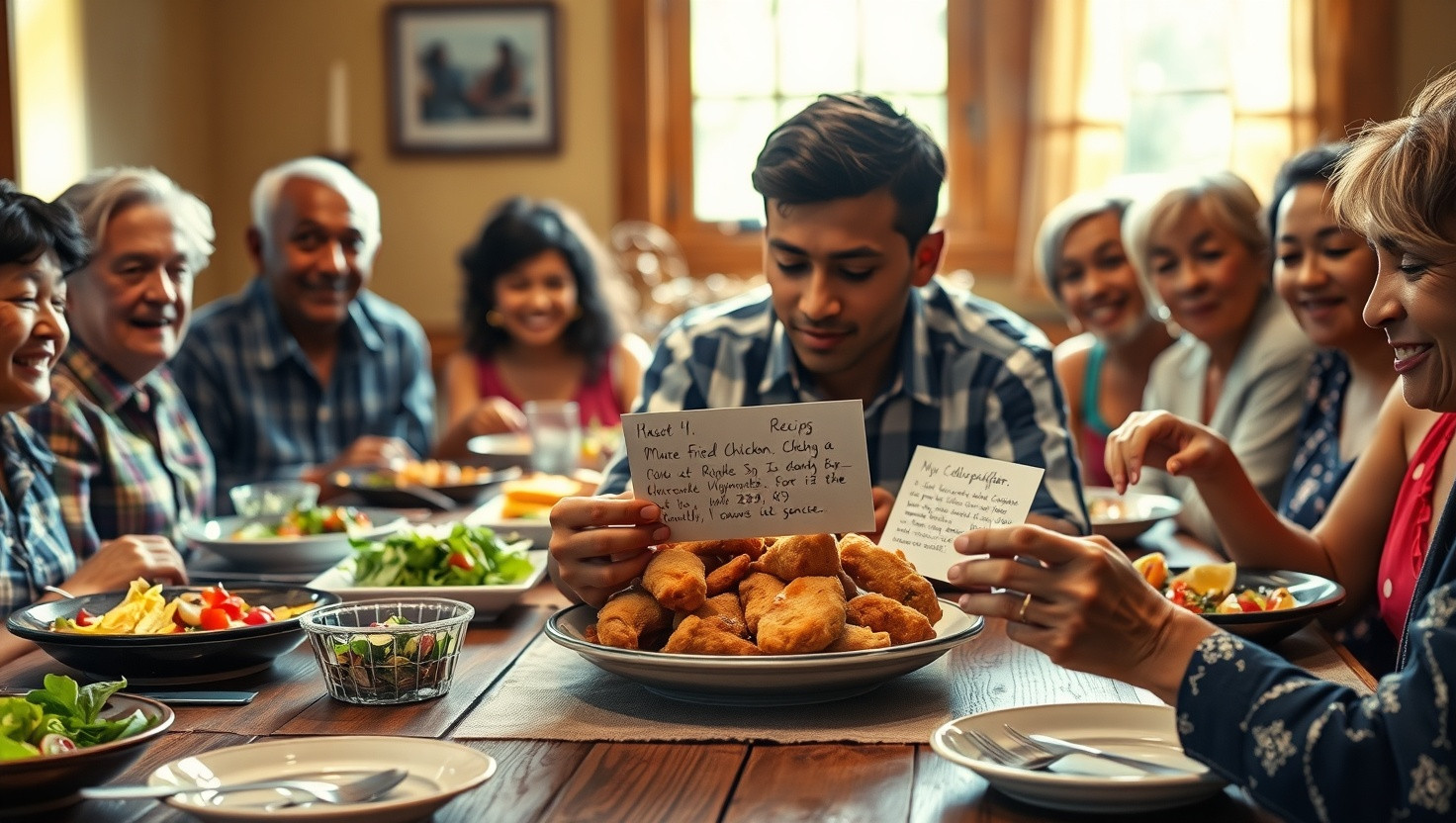 Family Drama: Refusing to Share Late Grandfathers Fried Chicken Recipe - AITA?