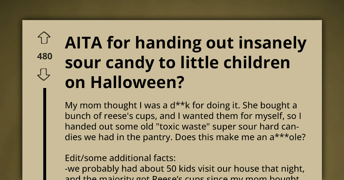 Unemployed Man's Halloween Decision to Keep Chocolates for Himself Leaves Internet Divided