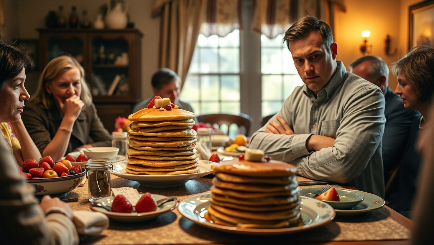 Family Drama: Cousin Demands Secret Pancake Recipe at Dinner
