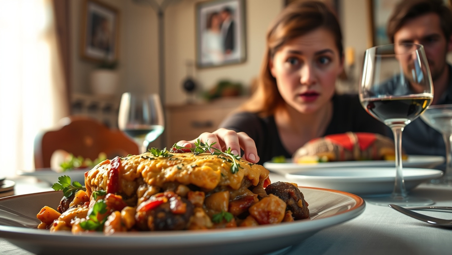 Family Dinner Dilemma: Swapping Siblings Dish for Dietary Reasons – A Well-Intentioned Gesture or Overstepping Boundaries?