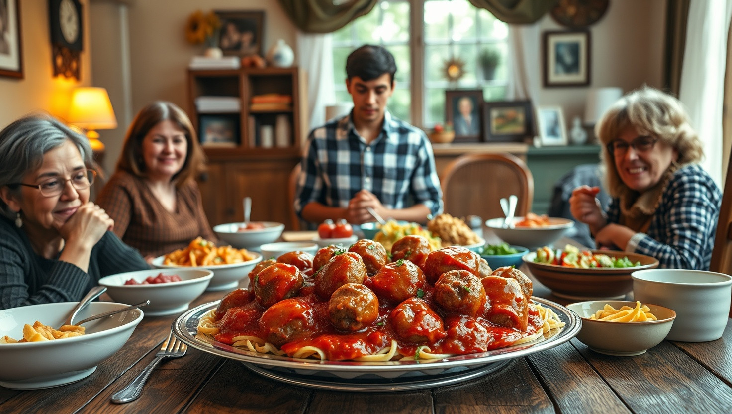 Should I Share Our Secret Meatball Recipe at Family Dinner?