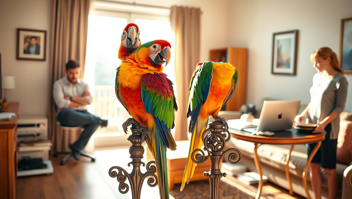 Roommates Noisy Birds Disrupting Work: AITA for Asking Them to Leave?