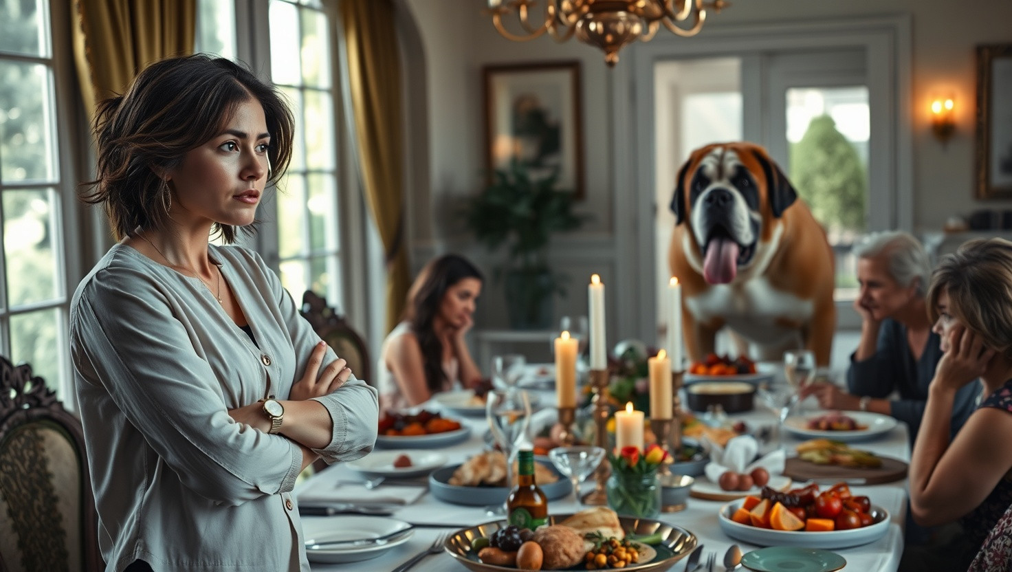 Enforcing No-Pet Policy: Should I Have Kicked Out Guests for Bringing a Massive Dog to My Family Dinner Despite RSVP Rules?