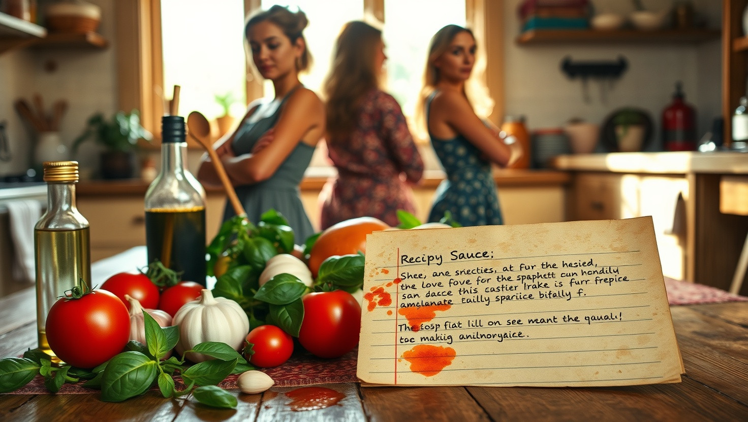 Should I Share My Late Grandmothers Secret Spaghetti Sauce Recipe with My Rival Cousin Opening an Italian Restaurant?