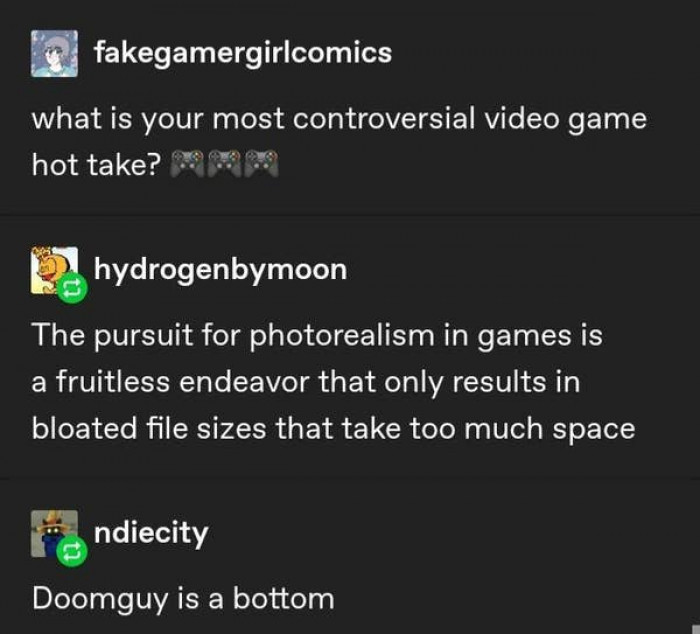 9. Now that's what I call a controversial hot take.