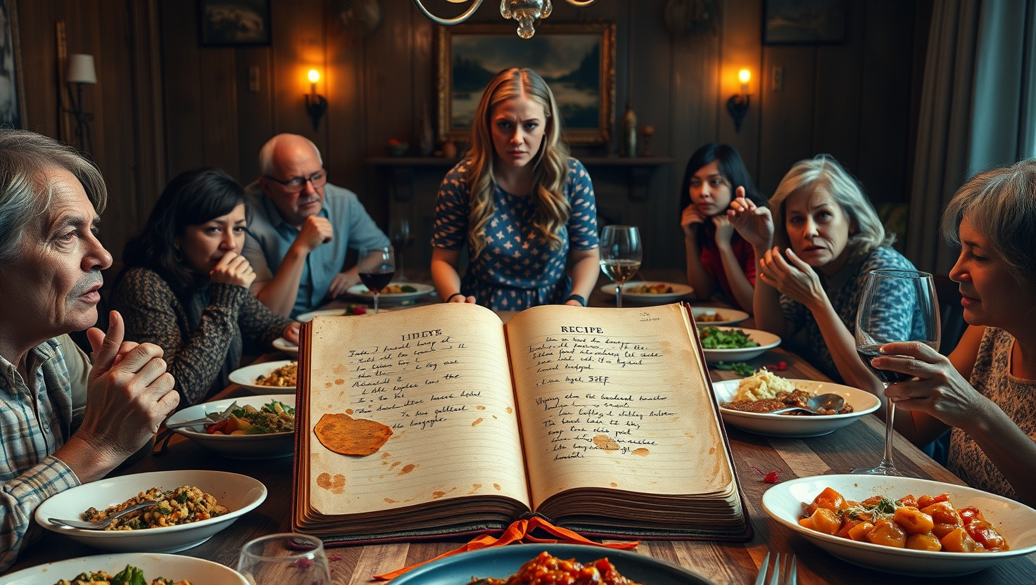Family Drama: I Refused to Share Grandmas Secret Recipe at Chaotic Dinner - AITA?