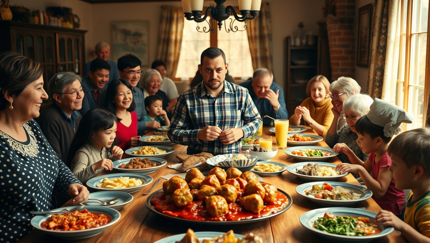 Family Recipe Dilemma: Should I Share My Secret Meatball Recipe at a Chaotic Dinner Party?