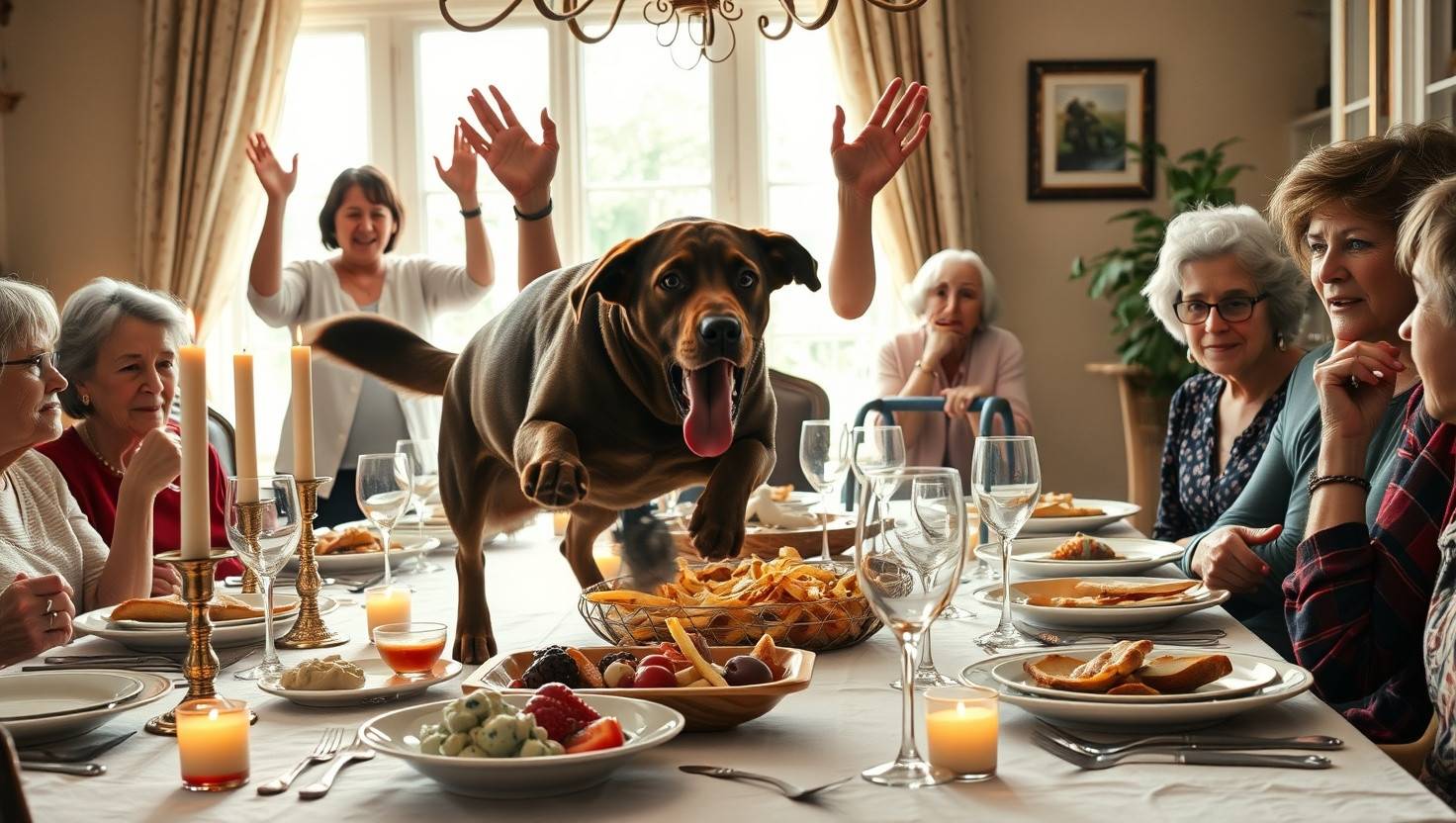 Banning Sisters Disruptive Dog from Family Dinner: AITA?