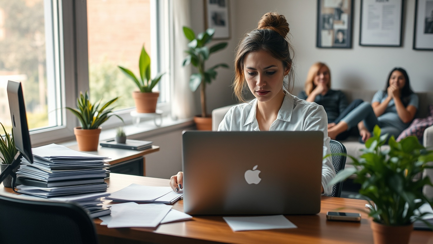 Should I Ask My Coworker to Chip in for Office Rent After Inviting Friends Over?