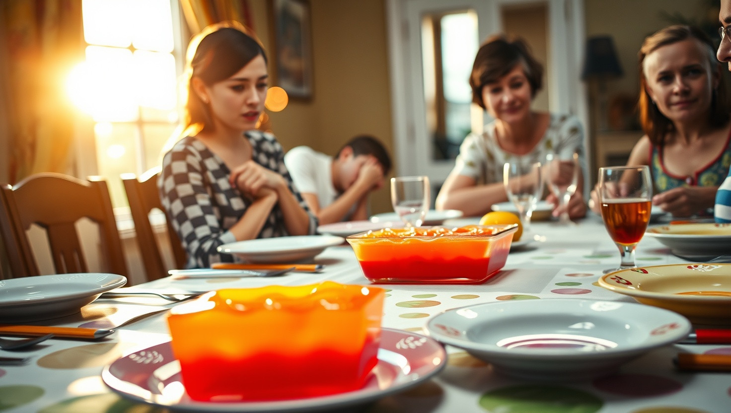 Family Dinner Drama: Refusing Moms Jello Casserole - AITAH?
