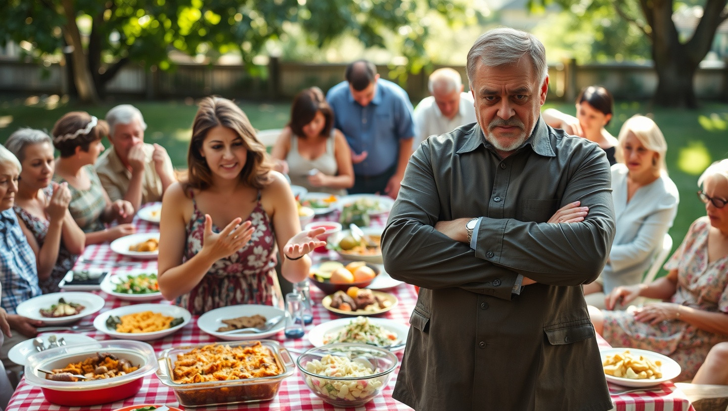 Should I Ban My Cousins Husband from Family Potlucks After His Rude Behavior?