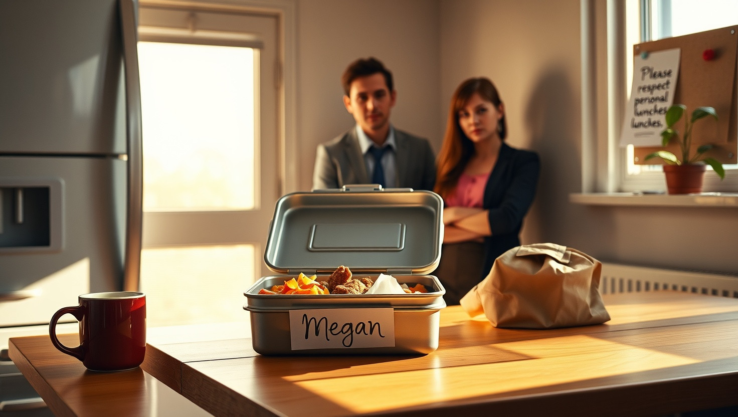 Office Lunch Theft Dilemma: Confronting Coworker vs. Involving Manager?