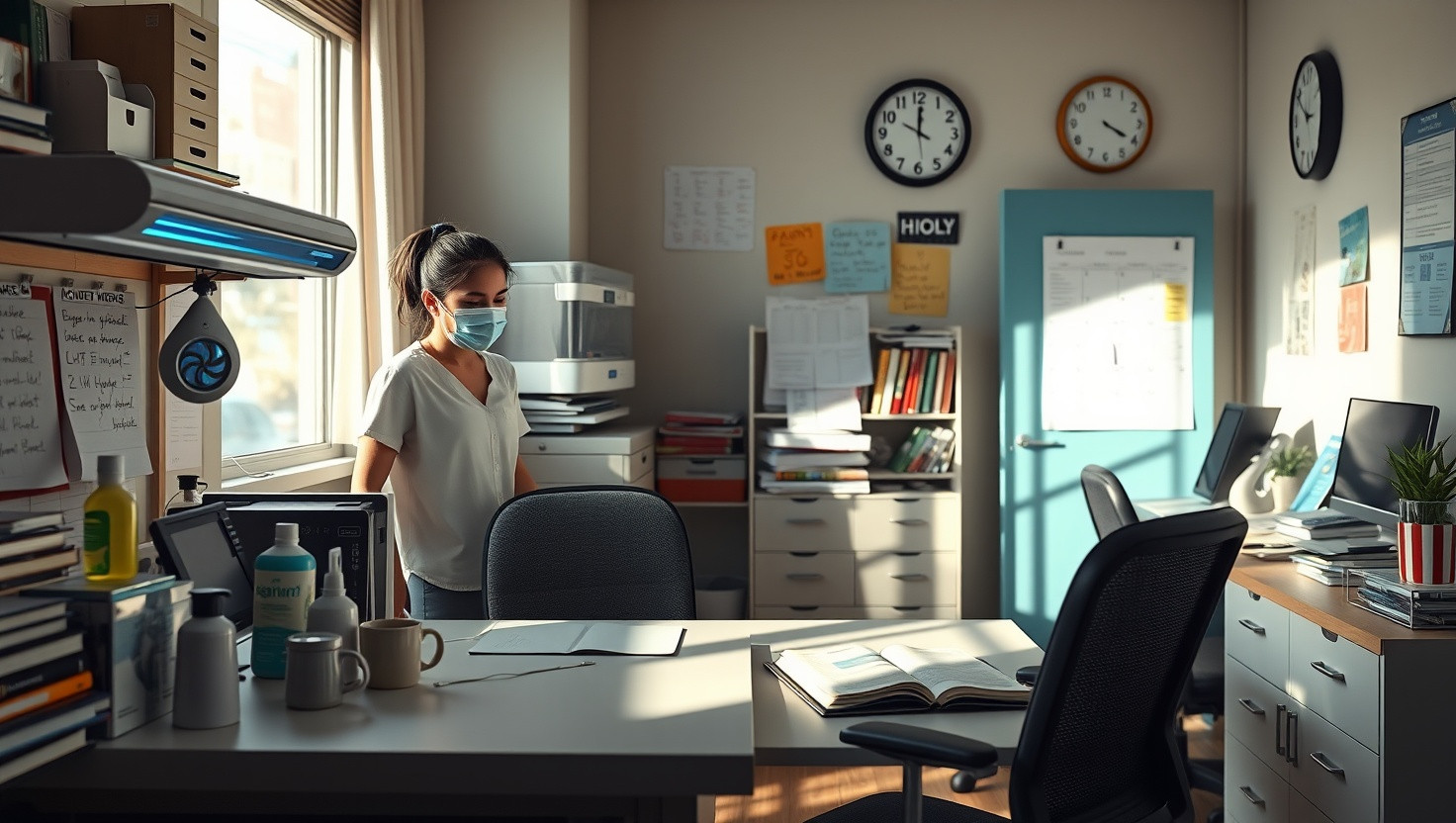 Dealing with a Hypochondriac Coworker: AITA for Refusing to Share Office Space?