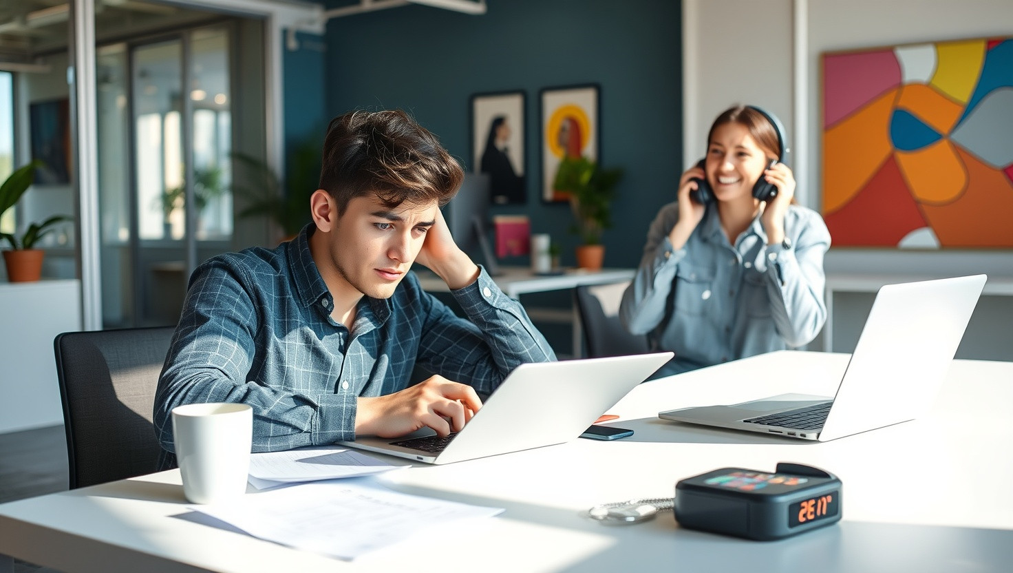 Should I Split Office Rent with Noisy Coworker? | AITA?