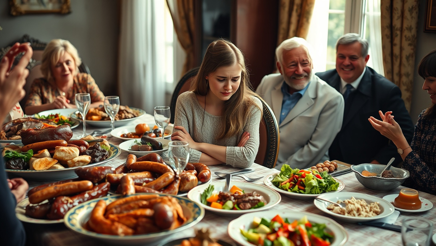 Vegan Guest Clashes with Traditional Uncle at Family Dinner: AITA for Insisting on Plant-Based Options?
