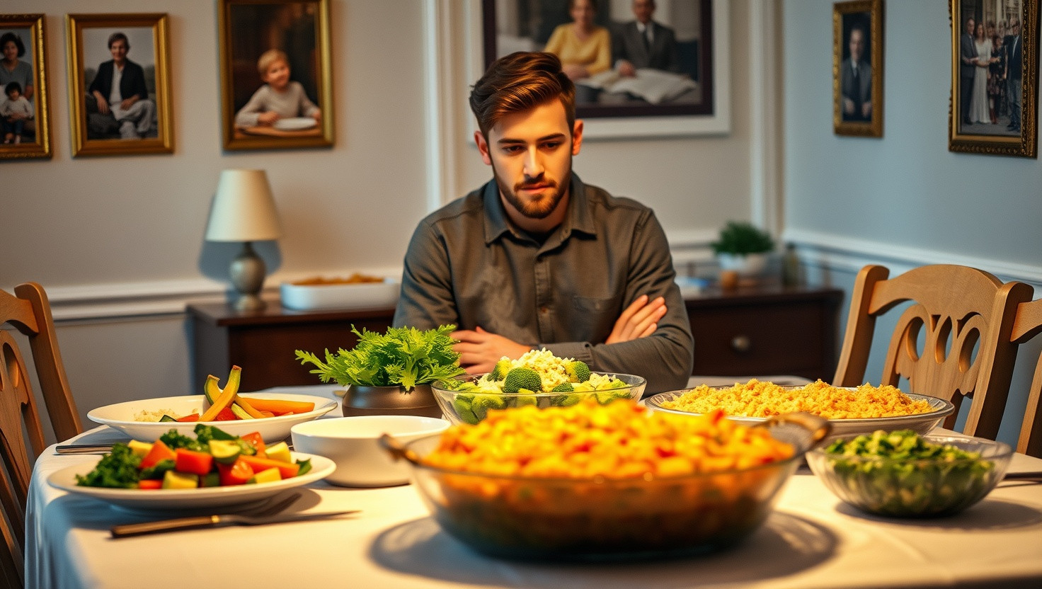 Family Dinner Dilemma: Should I Exclude Aunts Signature Broccoli Casserole for Vegan Partner?