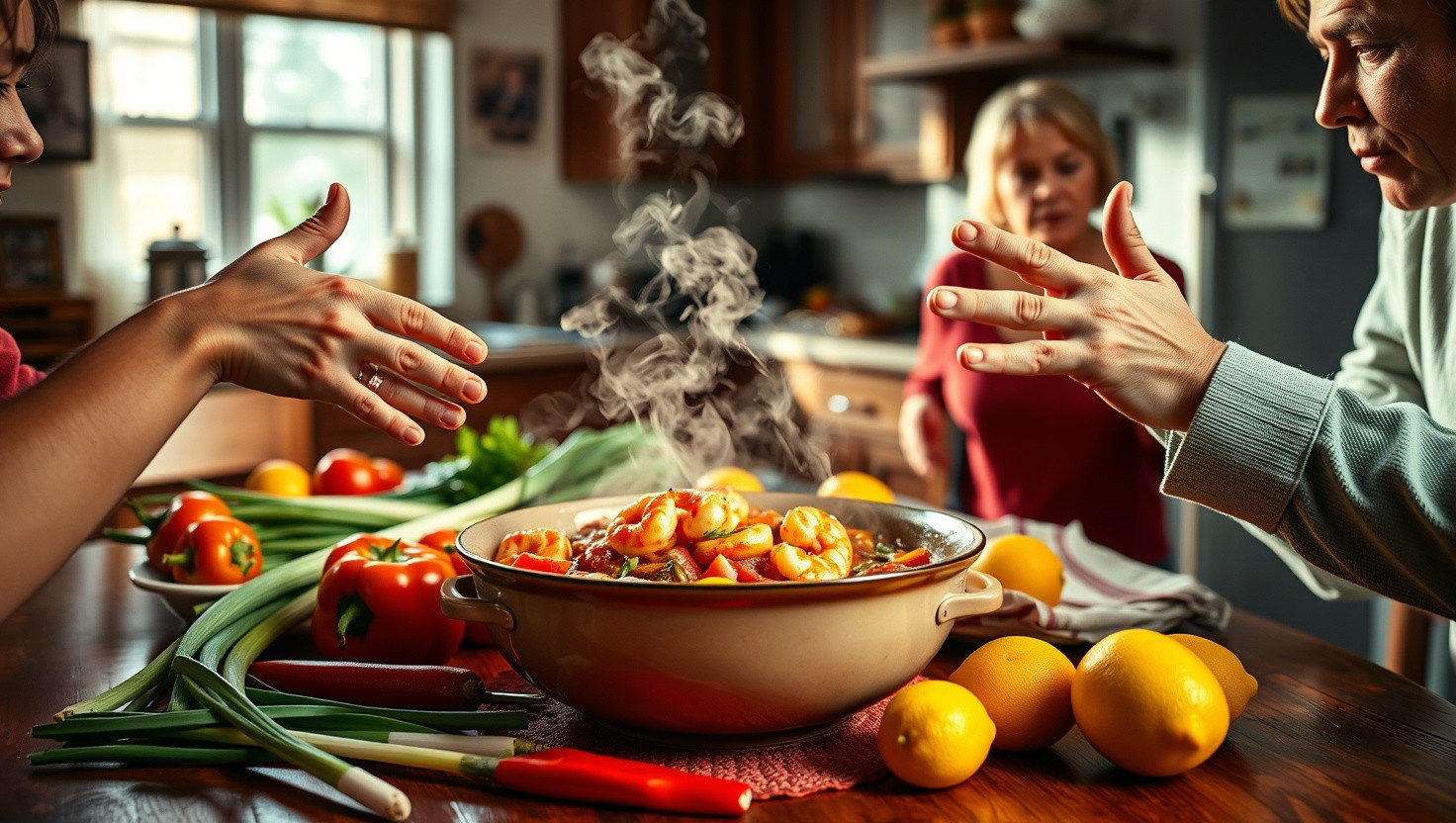 Family Conflict: Should I Share Grandmas Spicy Shrimp Gumbo Recipe with Seafood-Hating In-Laws?