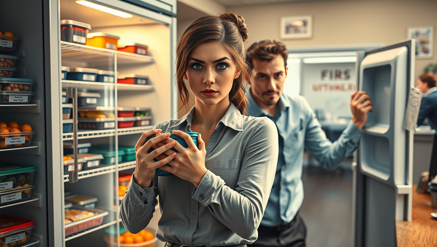 Coworker repeatedly stole from office fridge - AITA for refusing to share my lunch?