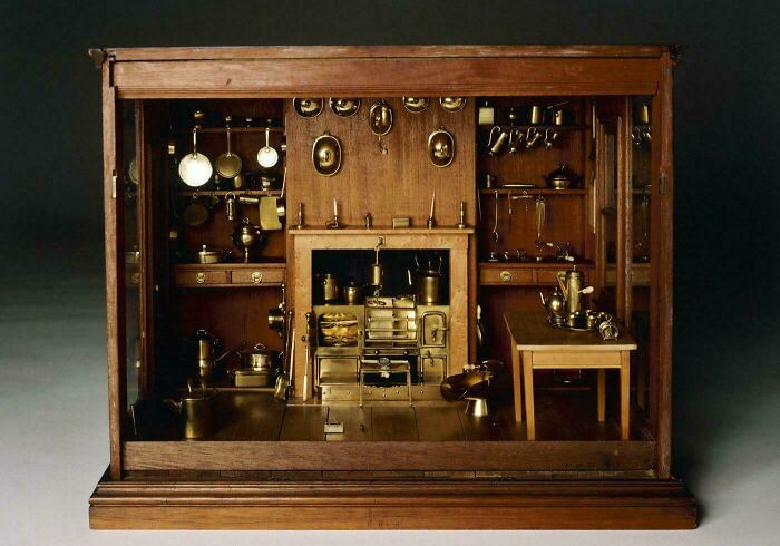 "Dolls Kitchen Made In 1860. Comes With A Mouse!"