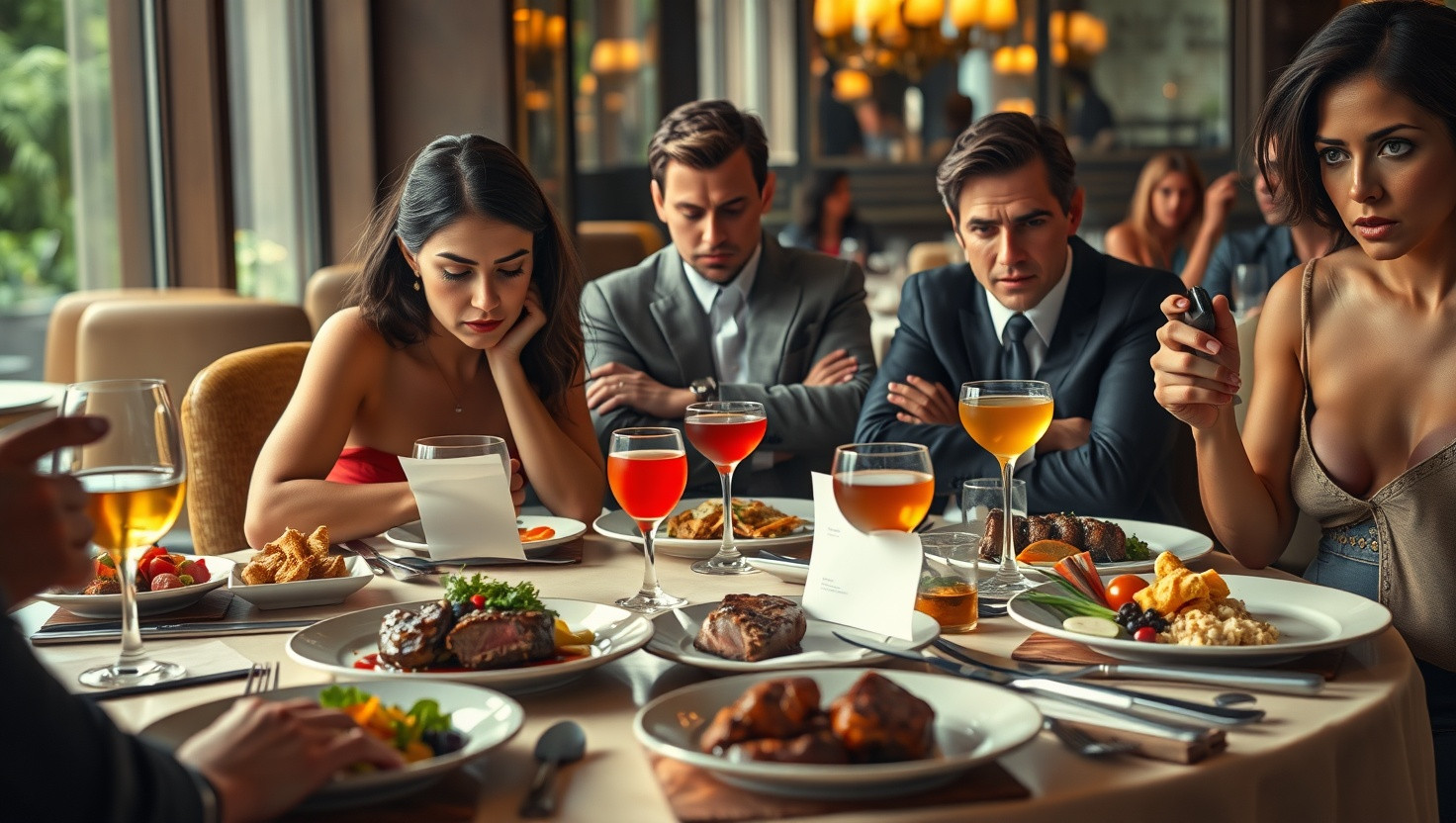 Should I Split the Dinner Bill Equally When Friends Order Pricey Items?