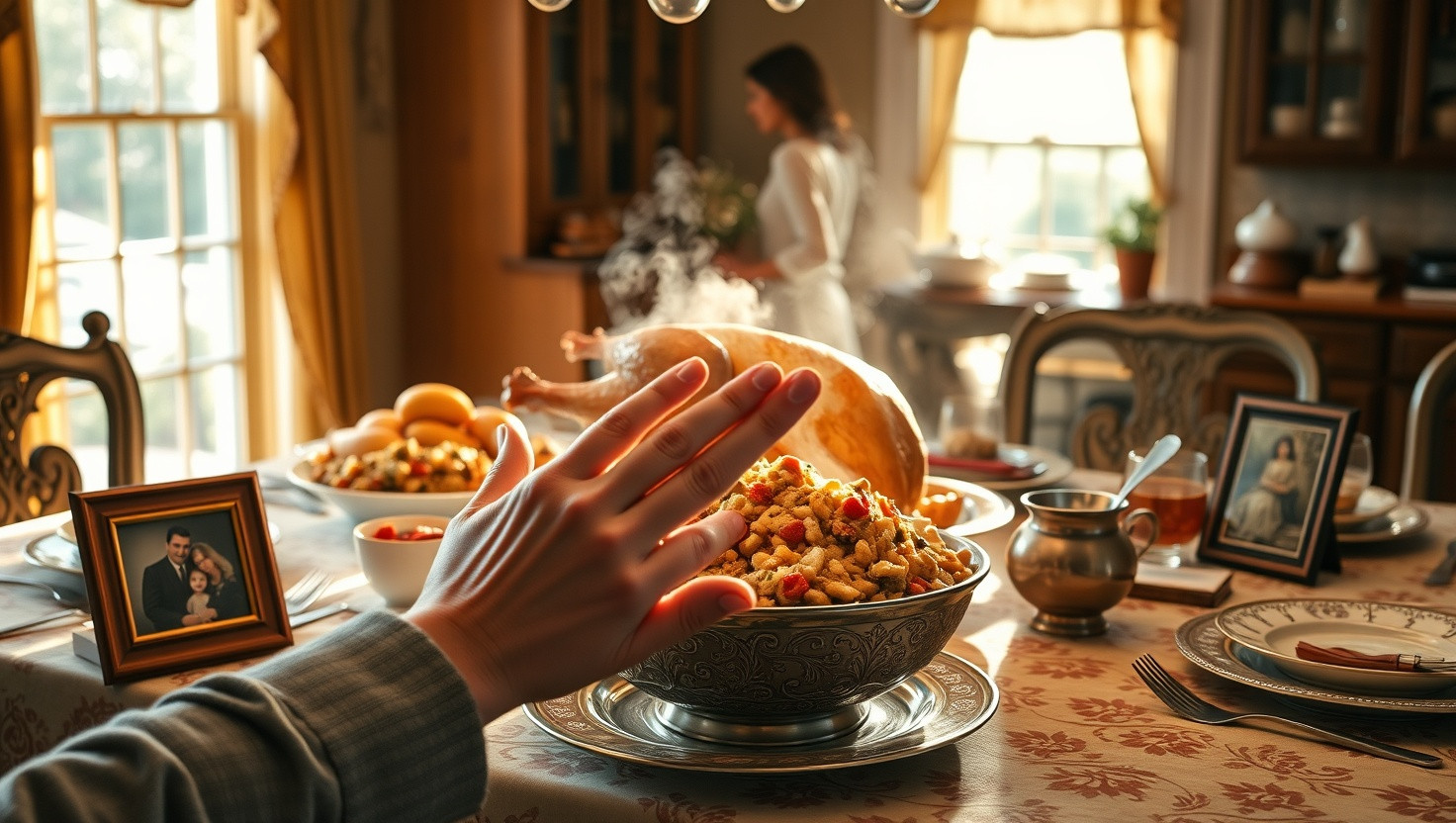 Should I Share Our Secret Thanksgiving Stuffing Recipe with My Cousin Starting a Catering Business?