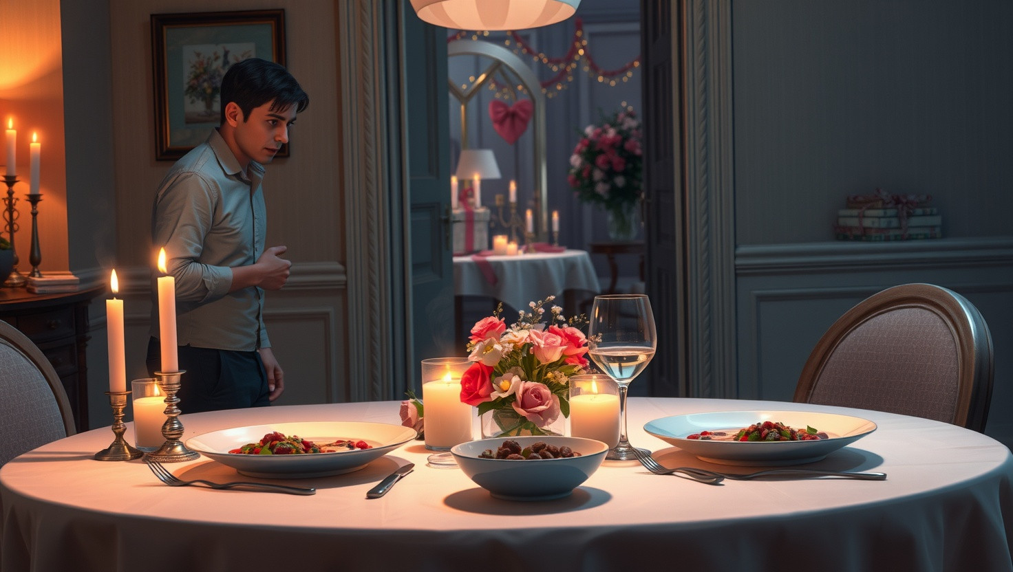 Cooking Surprise Dinner Ruined Partners Proposal Plan - AITA?