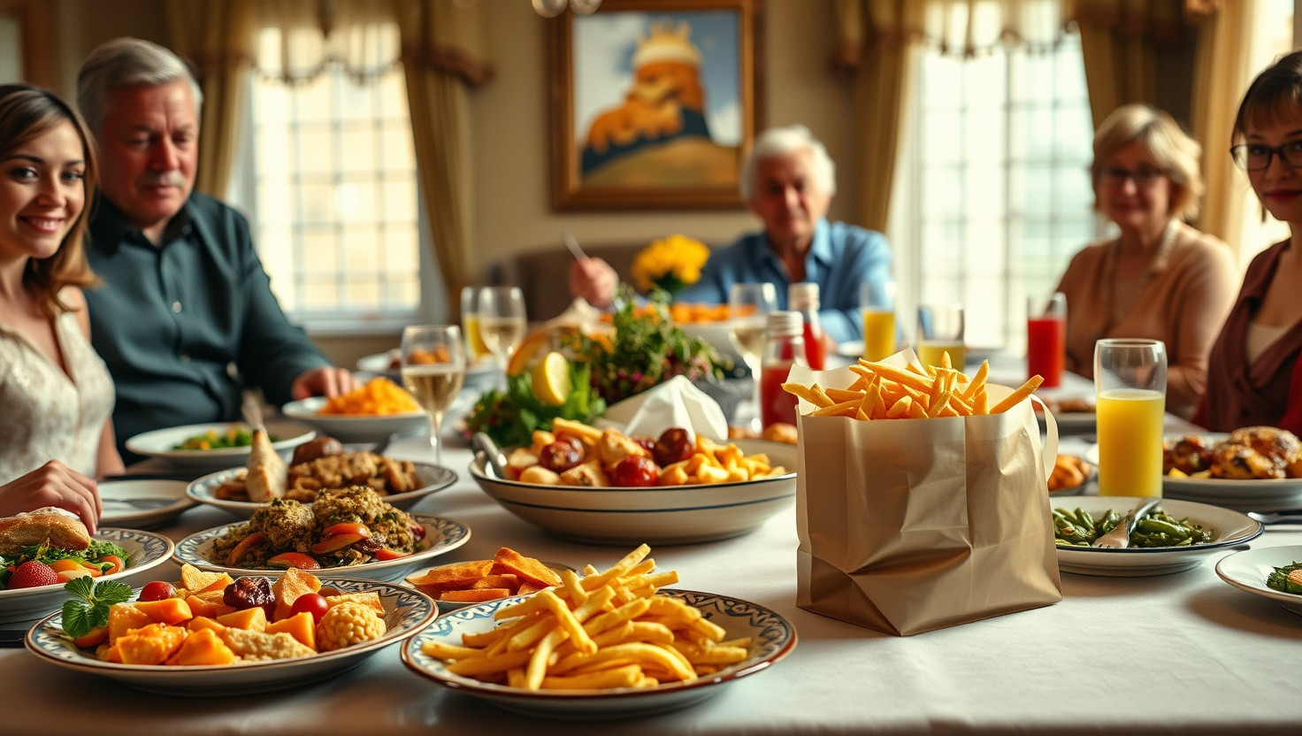 Swapping Siblings Gourmet Dinner with Fast Food: A Clever Solution or Betrayal?
