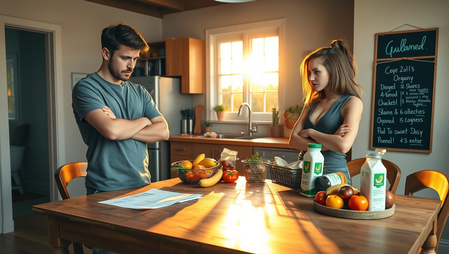 Roommate insists on organic groceries, am I wrong for refusing to split the bill?