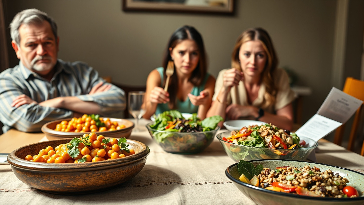 Vegan Host Faces Backlash for Serving Meatless Dinner to Carnivorous Family - AITA?