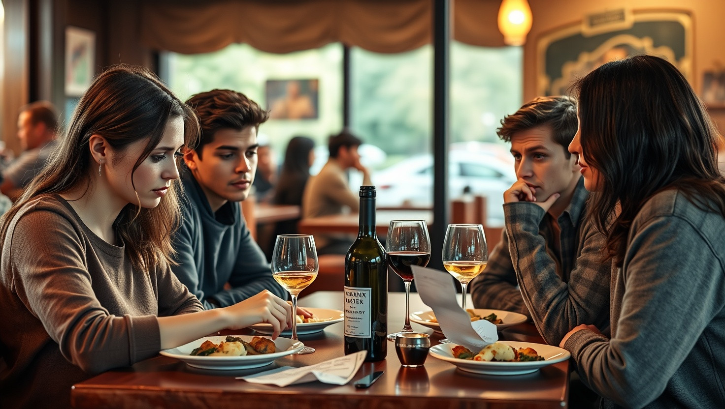 Is It Fair to Split the Bill Unequally with Struggling Friends?