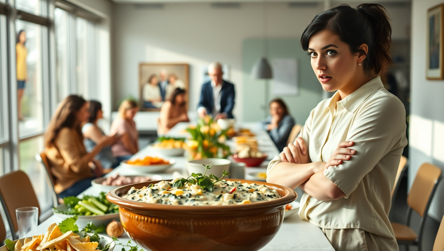 Coworker Uses Secret Family Recipe Without Permission: Should I Demand Their Potluck Dish Be Removed?