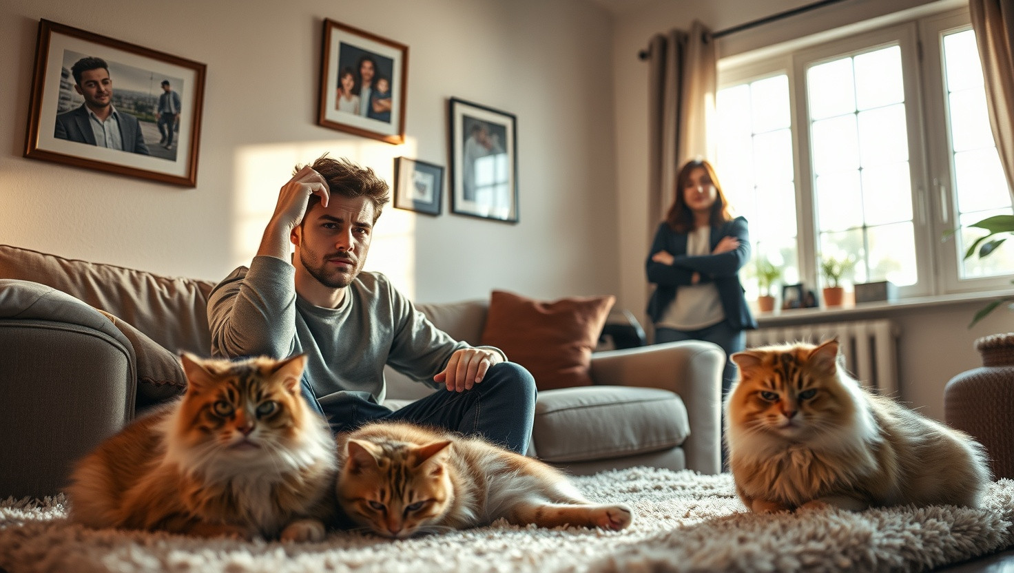 Roommates Request to Move in Girlfriend with Cats Sparks Allergy Conflict