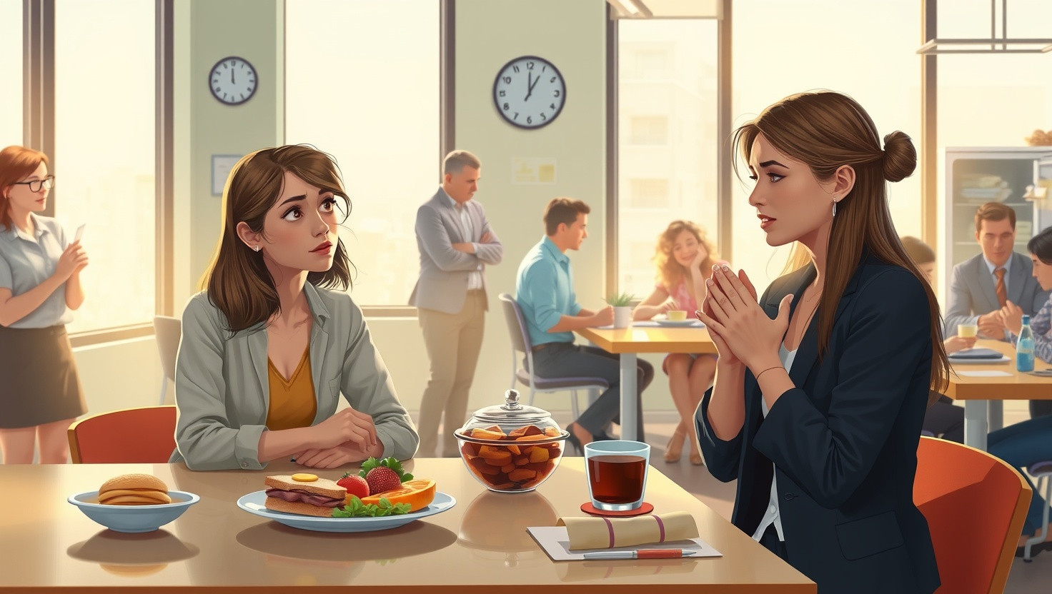 Am I the Jerk for Not Sharing Lunch with Forgetful Coworker?