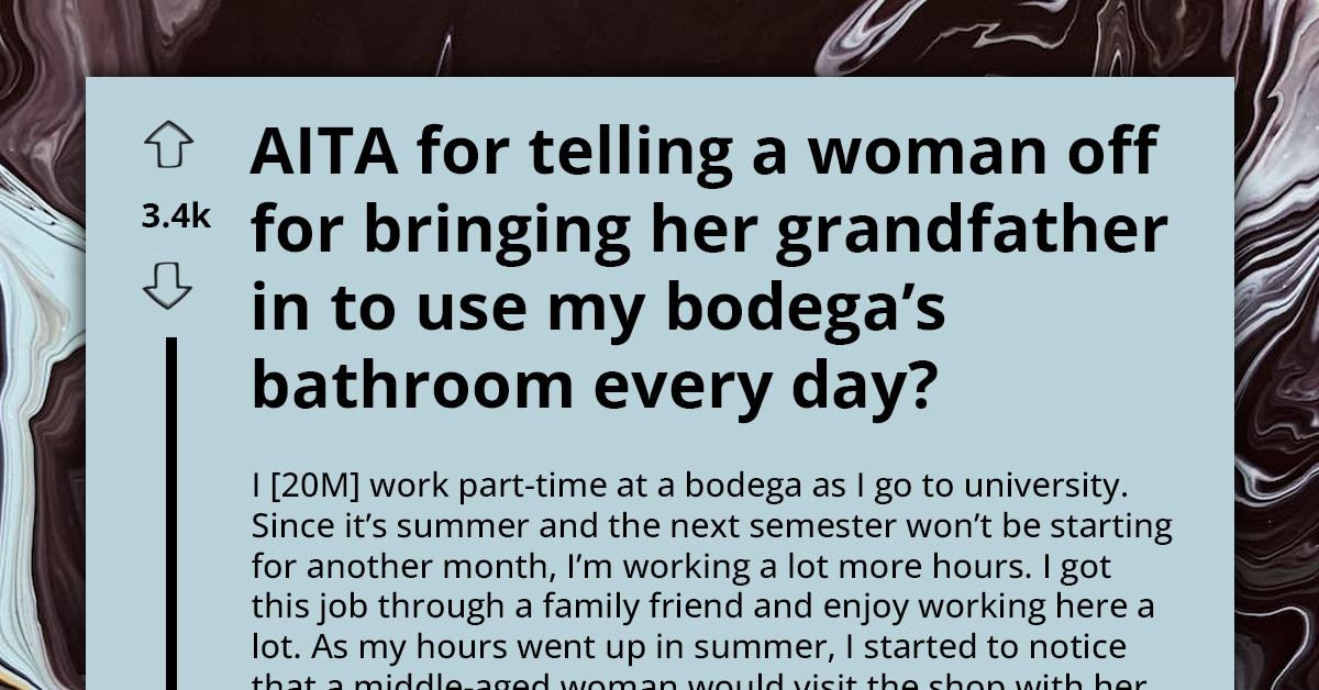 Bodega Worker Confronts Woman for Allowing Her Grandfather to Misuse Bathroom Without Being Customers