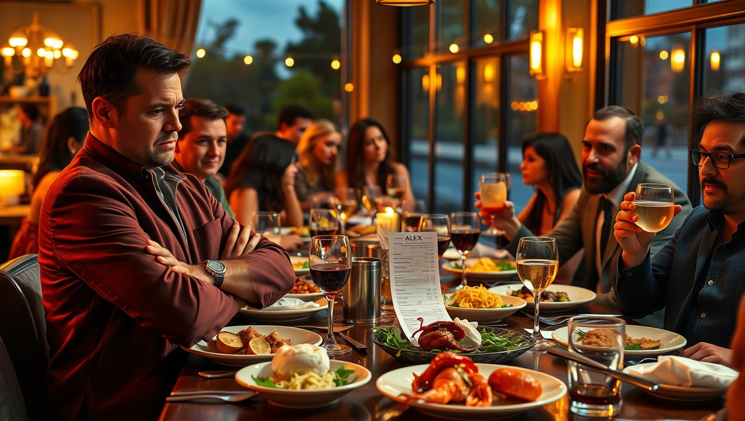 AITA for refusing to split dinner bill with friend who overspends on expensive dishes?