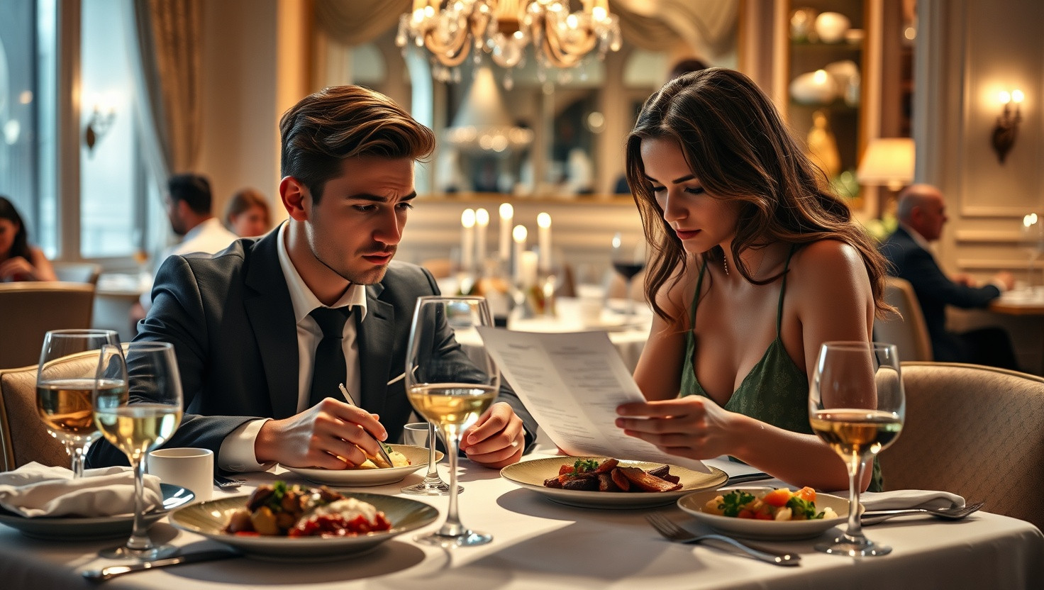 Dealing with a Friend Who Insists on Splitting the Bill for an Expensive Dinner - WIBTA if I Refuse?