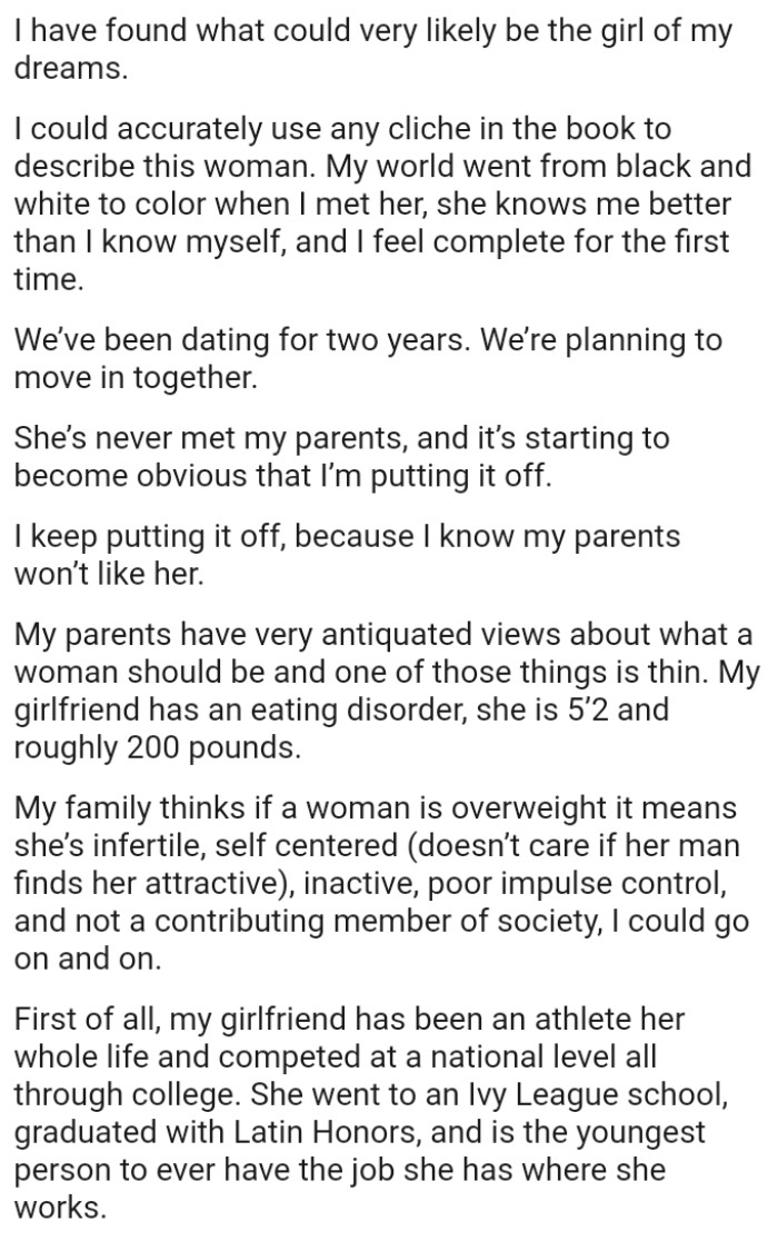 OP's world went from black and white to color when he met his girlfriend, as she knows him better than he knows himself