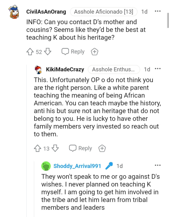 This Redditor wants to know if the OP can contact her ex's mom and cousins