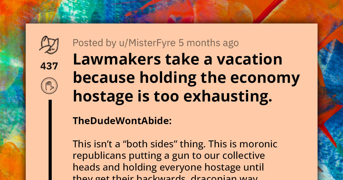 Lawmakers Decide To Kick Back And Take A Long Weekend Amidst Global Economic Crises