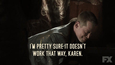 It definitely doesn't work that way.