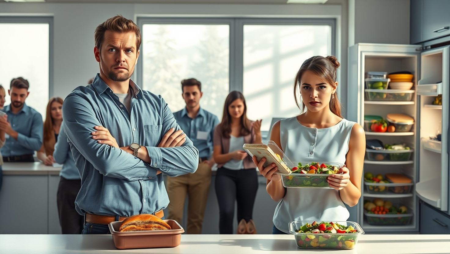 Caught: Confronting Coworker for Stealing Office Lunches