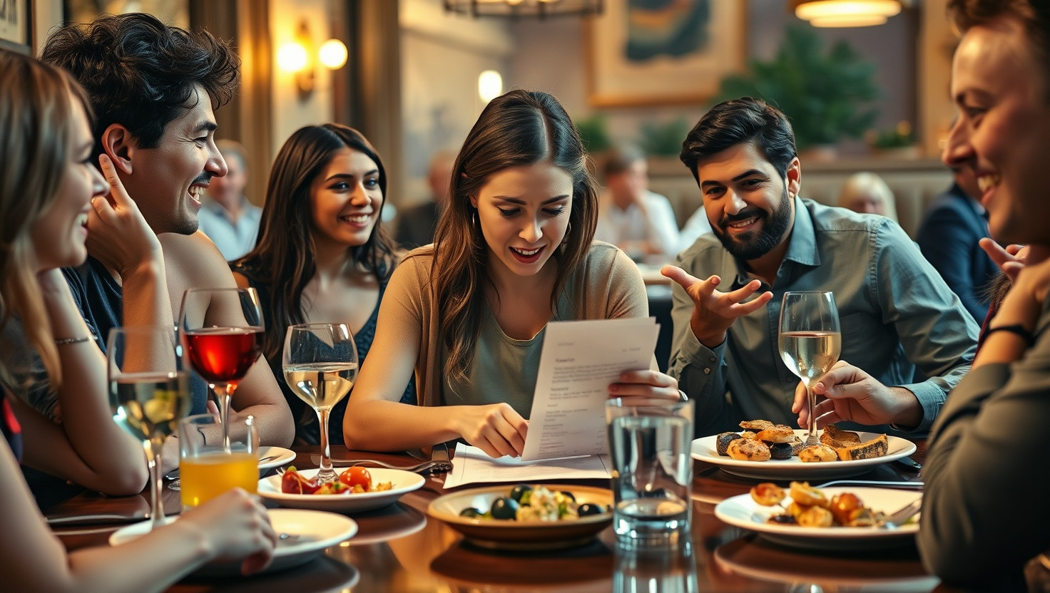 Debating Splitting the Dinner Bill: AITA for Refusing to Share the Cost of Pricey Drinks?