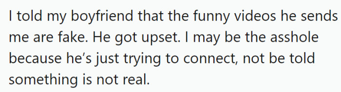 OP has offered the following explanation for why they think they might be the a-hole: