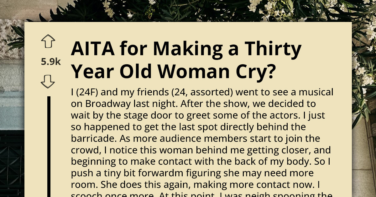 Woman Bursts Into Tears After Theatergoer Mentions Feeling Uncomfortable In A Packed Crowd